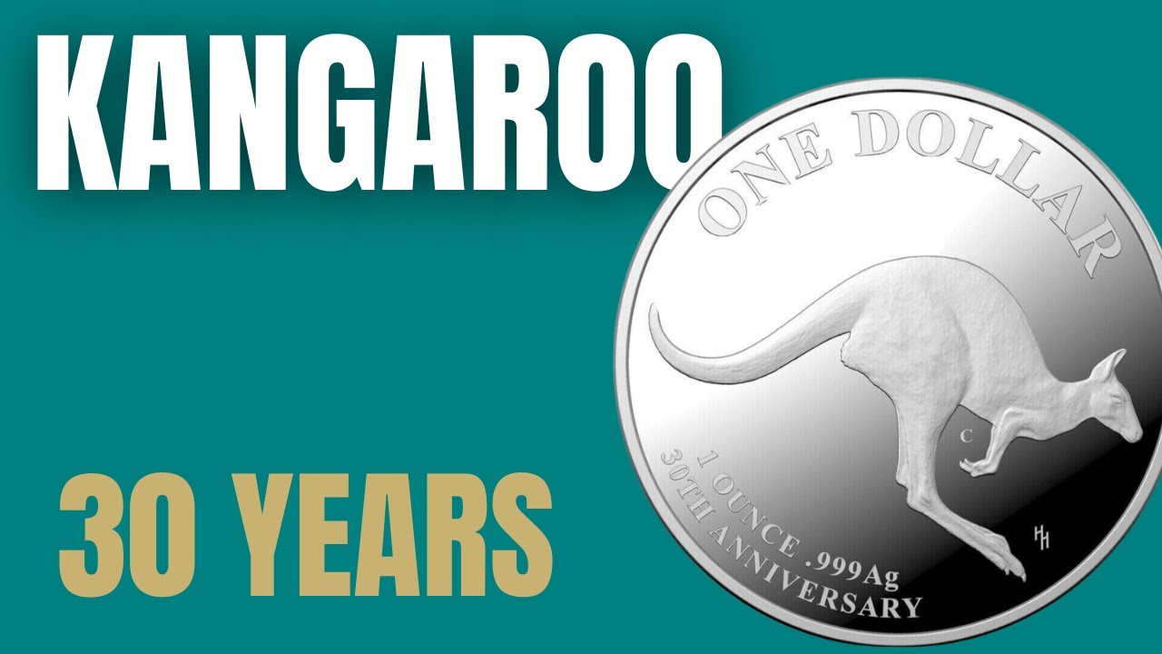 Mob of Thirty Silver Proof Coin - $1 Kangaroo 30th Anniversary Royal Australia Mint