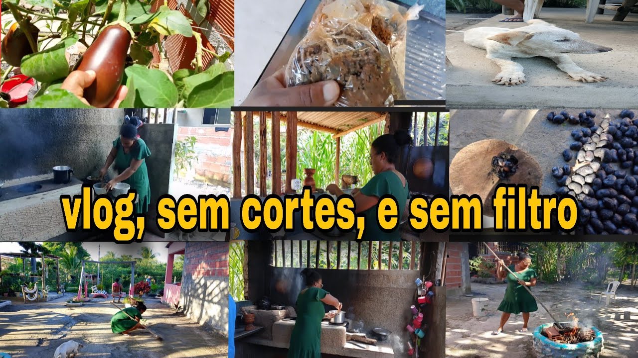 VLOG: Dia Simples de uma dona de casa, que mora na roça( sem filtro, sem cortes e com muita rotina 😢