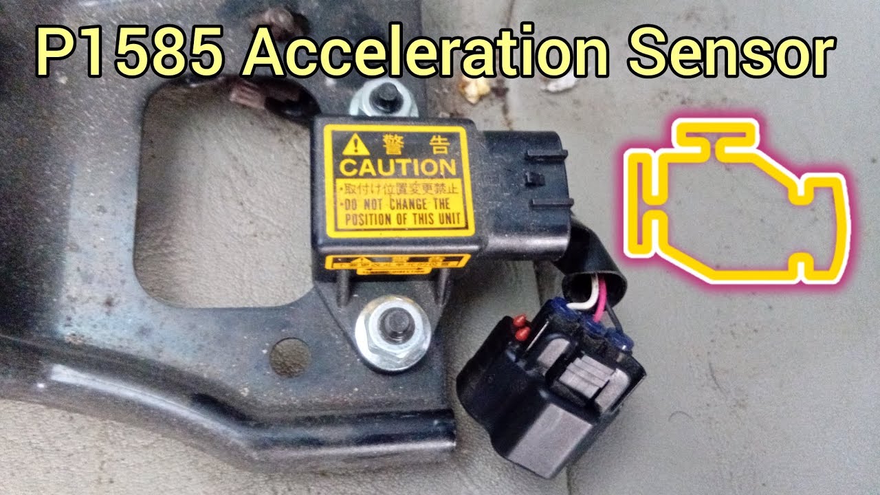 P1585 Acceleration Sensor Circuit #p1585 #toyota 