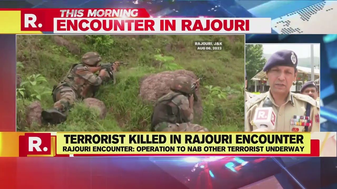 One terrorist shot dead in Rajouri encounter, operation underway to find others