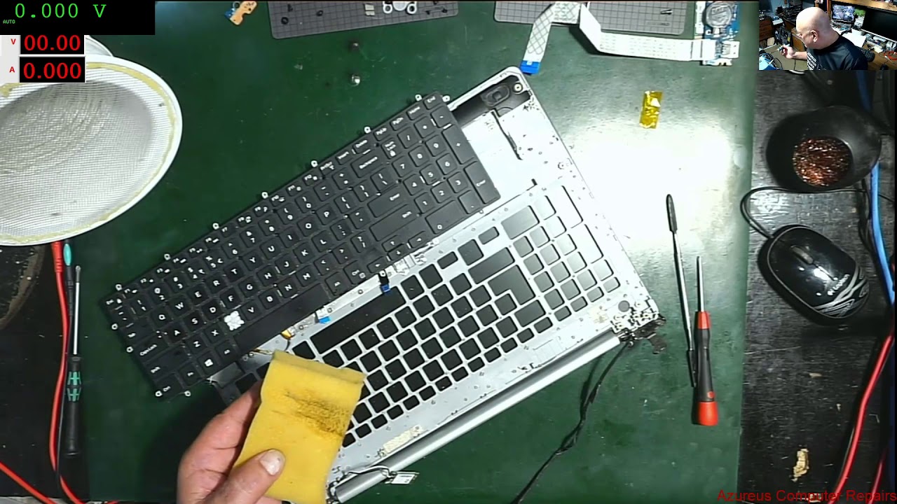 Dell Inspiron P75F 5570 molded keyboard replacement