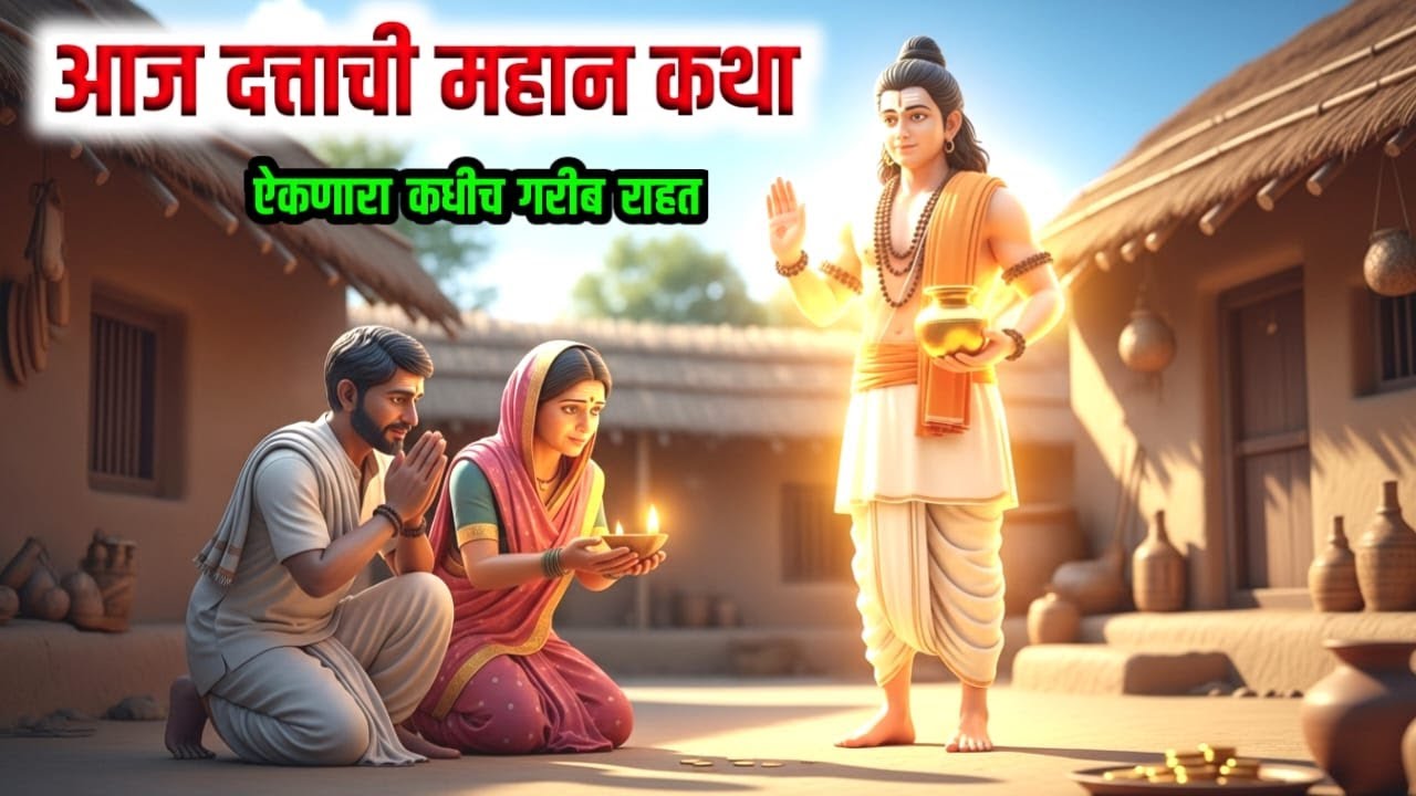 दत्तांची हि  महान कथा | ऐकणारा  कधीच गरीब राहत नाही  | DATTH kattha | MARATHI KATTHA