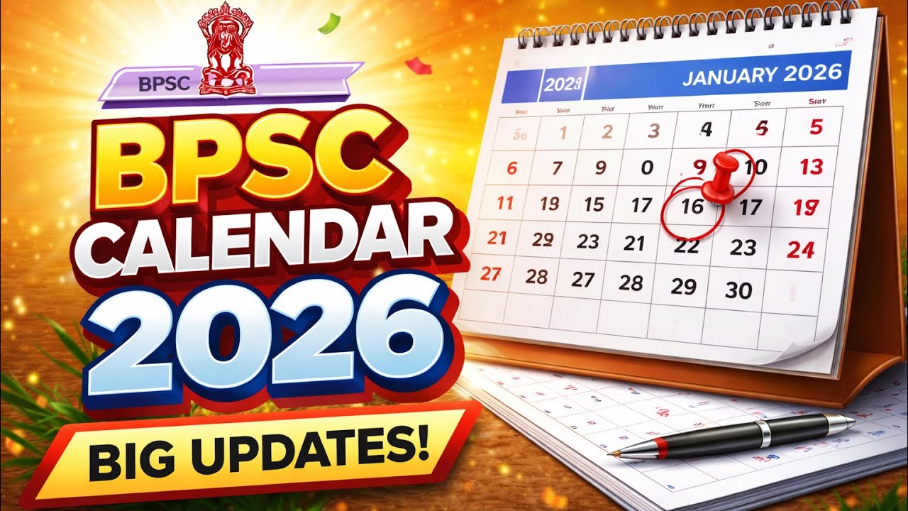 BPSC All Exams Calendar 2026