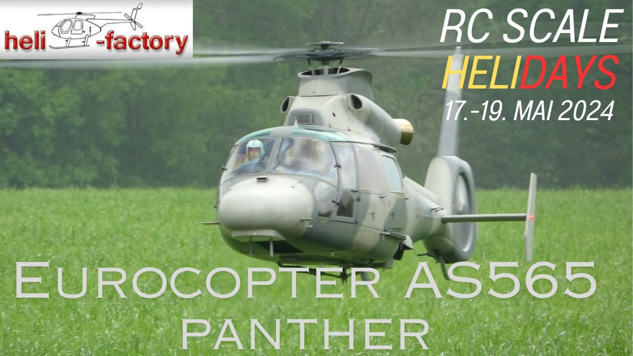 RC HELIFACTORY EUROCOPTER AS565 PANTHER (RC Scale Helicopter Show 2024)