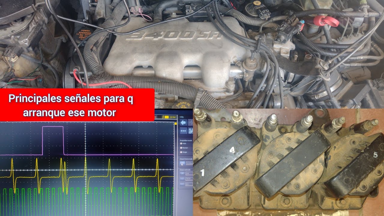 Chevrolet 3.4 no enciende!! revisando módulo dís y sensor ckp cmp y cincronia con osciloscopio !!