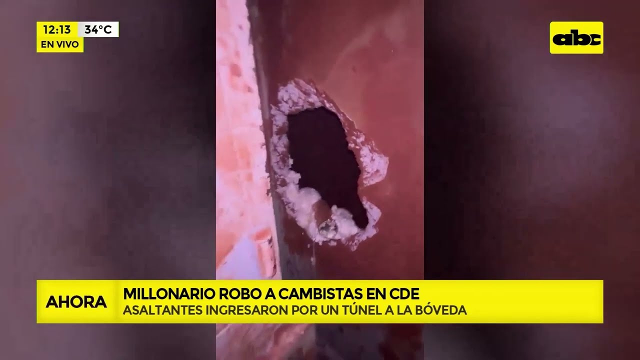 AHORA: Millonario robo a cambistas en CDE