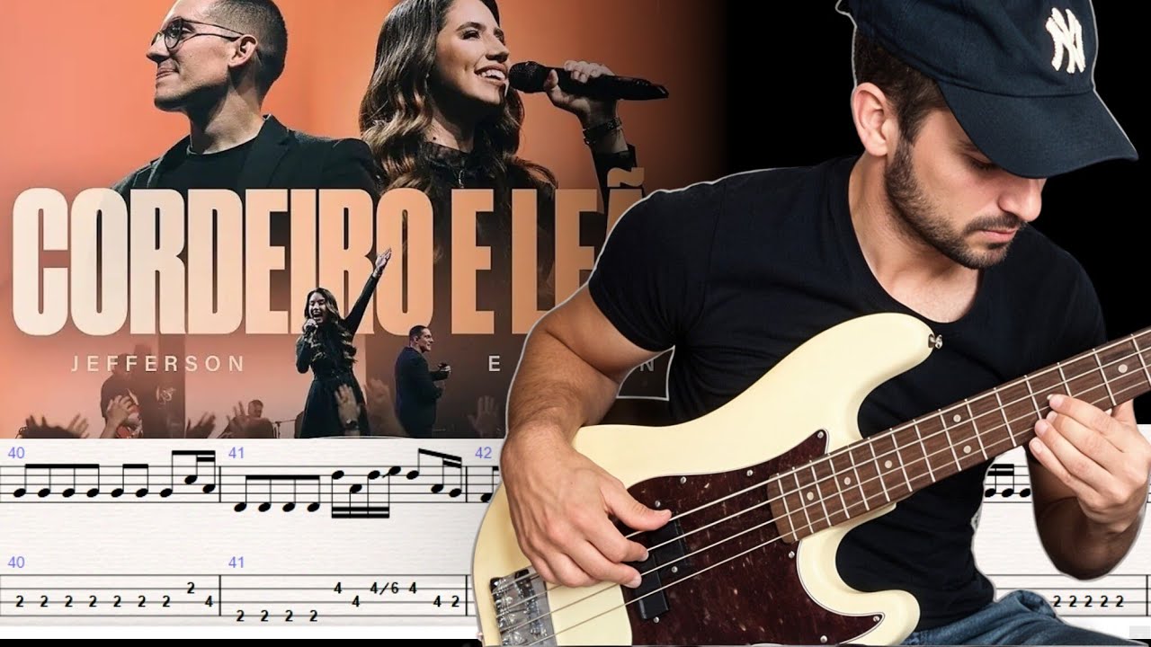 Cordeiro e Leão | Jefferson e Suellen - Baixo cover c/tablatura