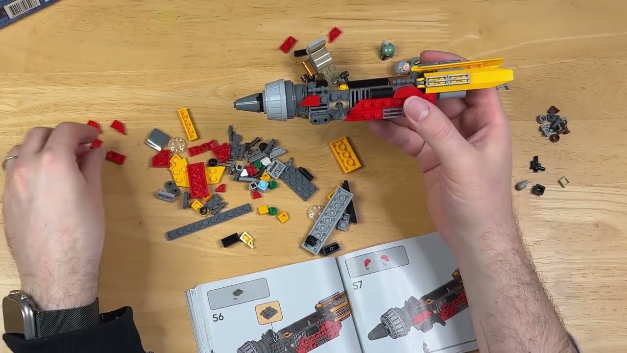 ASMR Building LEGO Cobb Vanth's Speeder (75437) - No Commentary
