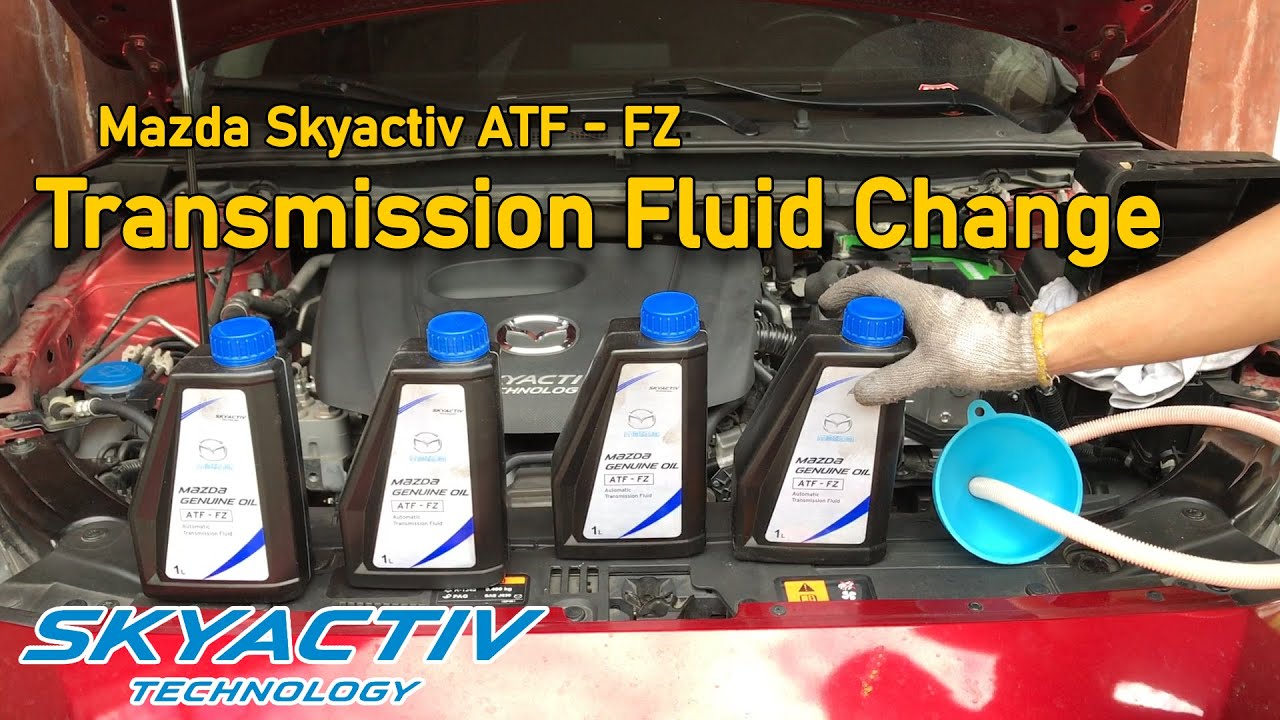 Как заменить жидкость в автоматической коробке передач — Mazda Skyactiv ATF FZ