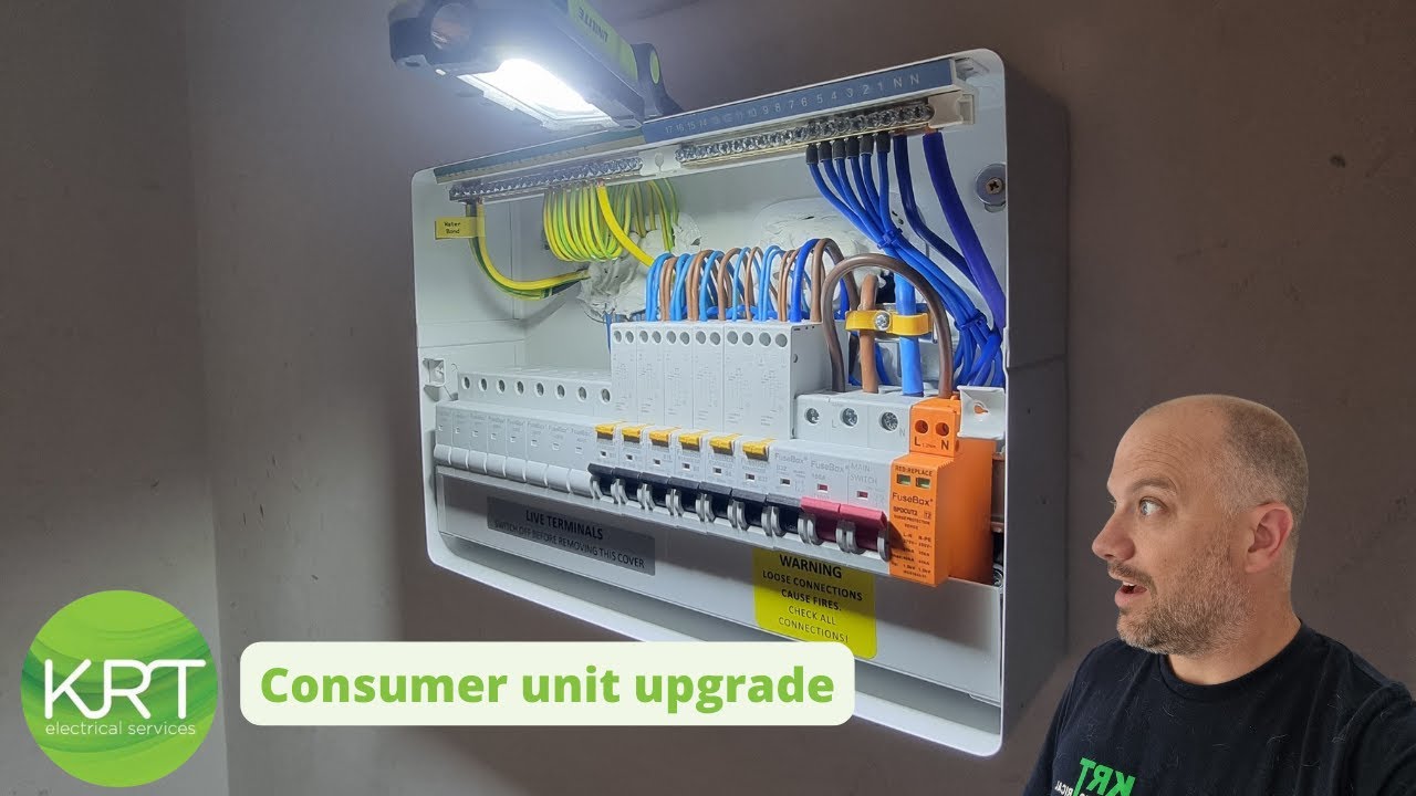 Consumer Unit Upgrade - Previous spark did good - Electrician