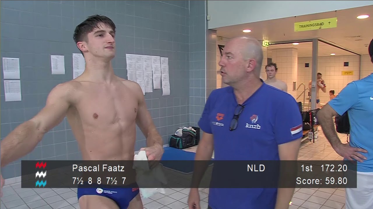 Men 1m open, final - Eindhoven Diving Cup 2019