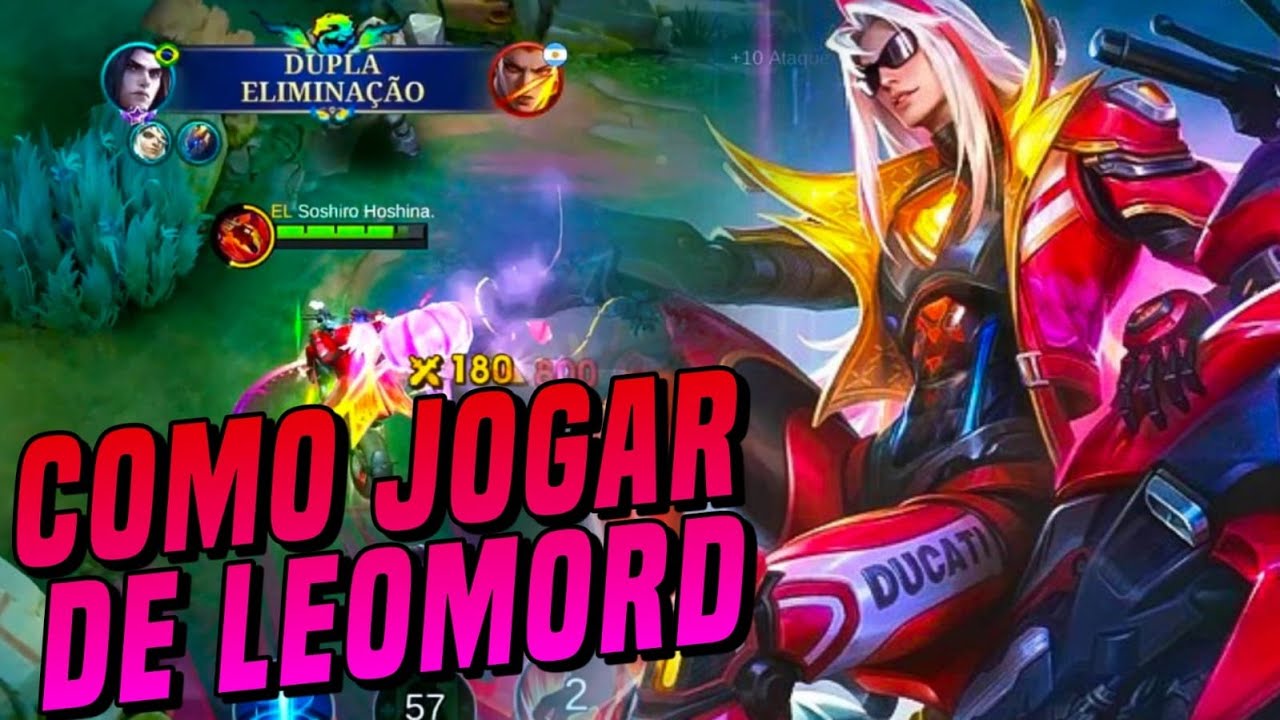 [TUTORIAL] COMO JOGAR de LEOMORD | Build, Emblema e Gameplay | MLBB