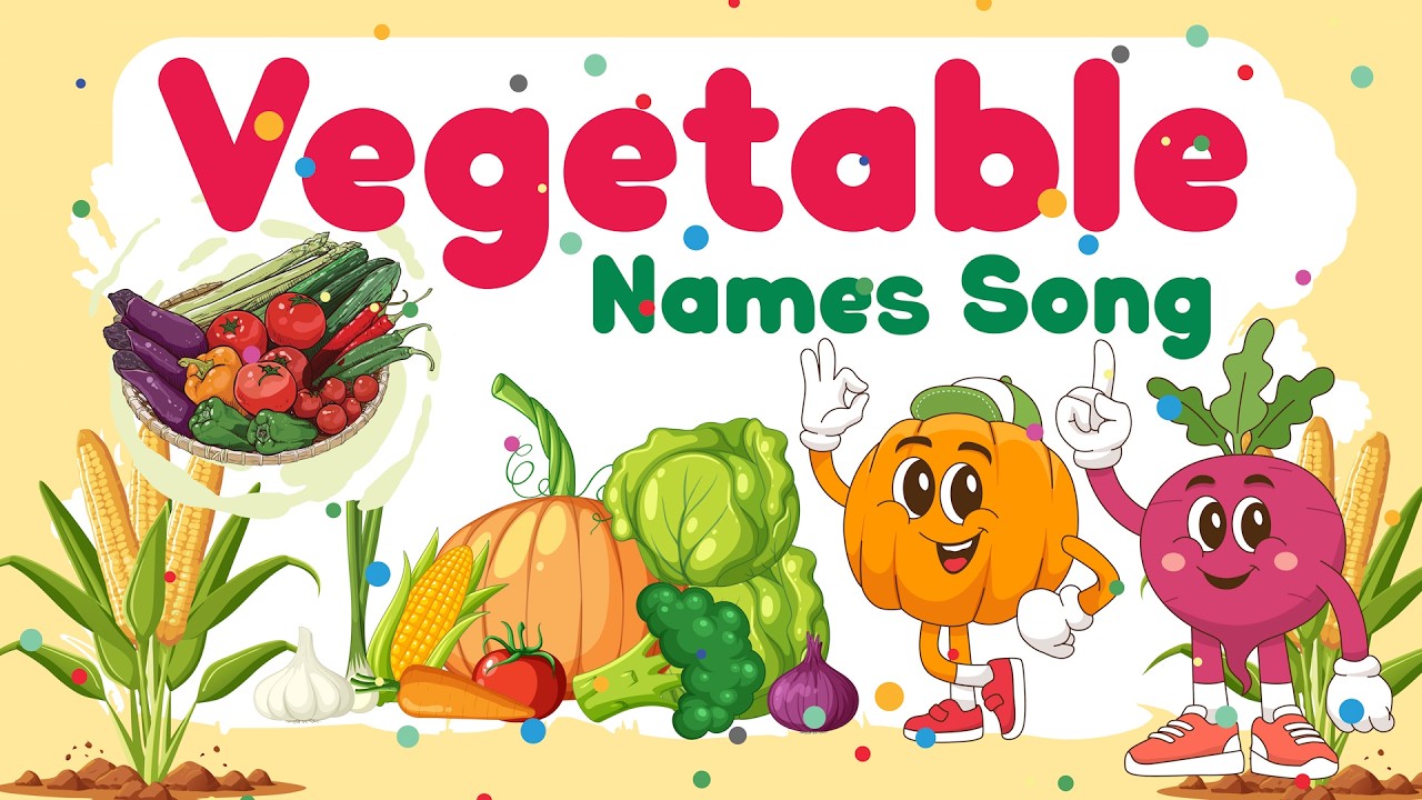 “VEGETABLE NAMES SONG”| “Fun Veggies for Kids”| “One song… many vegetables!”| #vegetablegarden ....