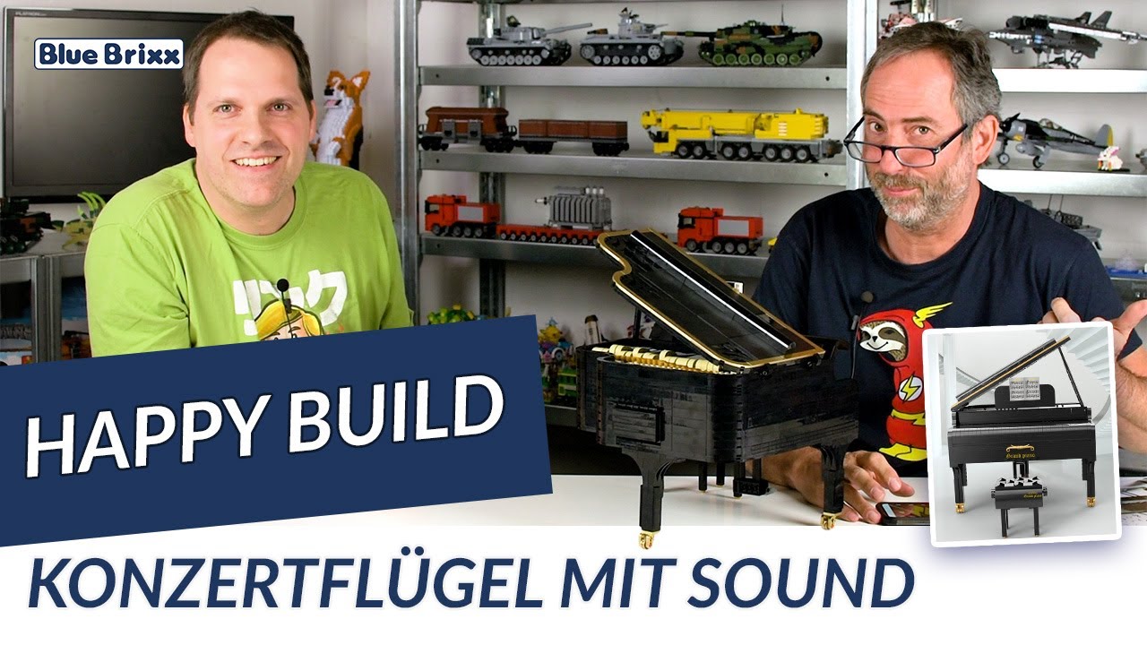 Konzertflügel mit Sound von Happy Build @ BlueBrixx