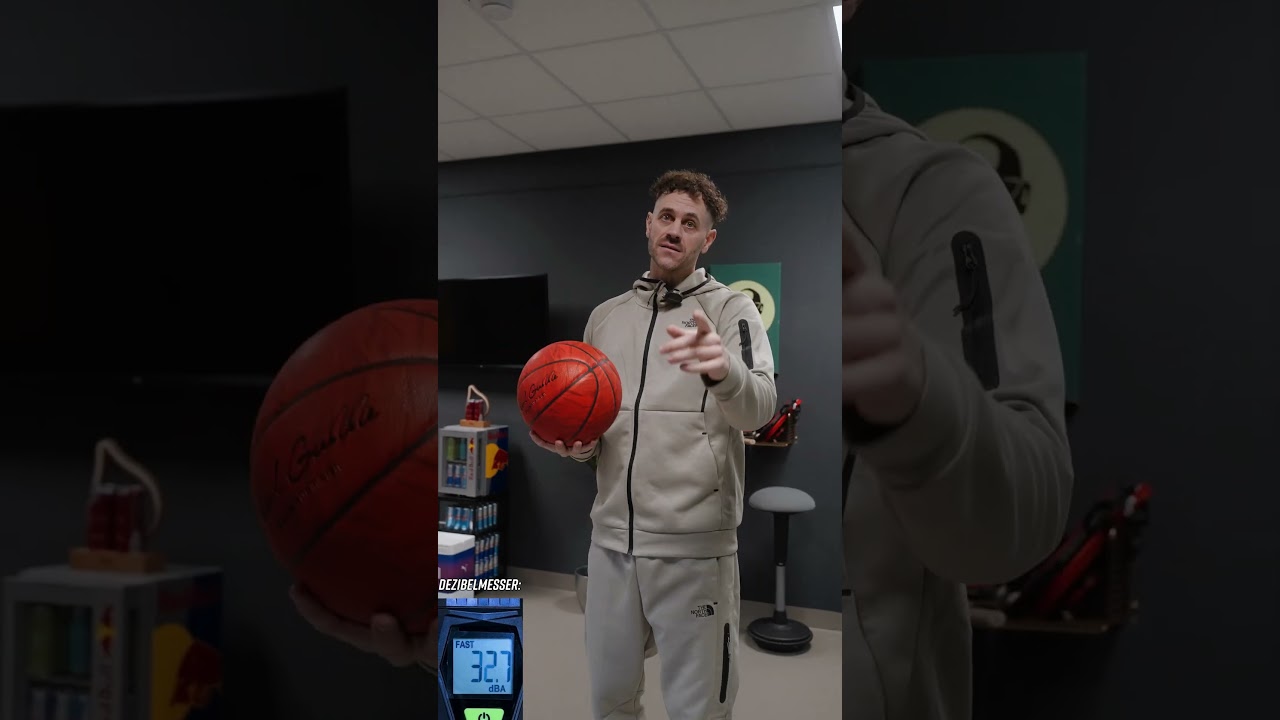 Sound bzw. Dezibeltest vom 🤫🏀🤫 leisen Basketball. Sonntag 12 Uhr findet der limitierte Drop statt