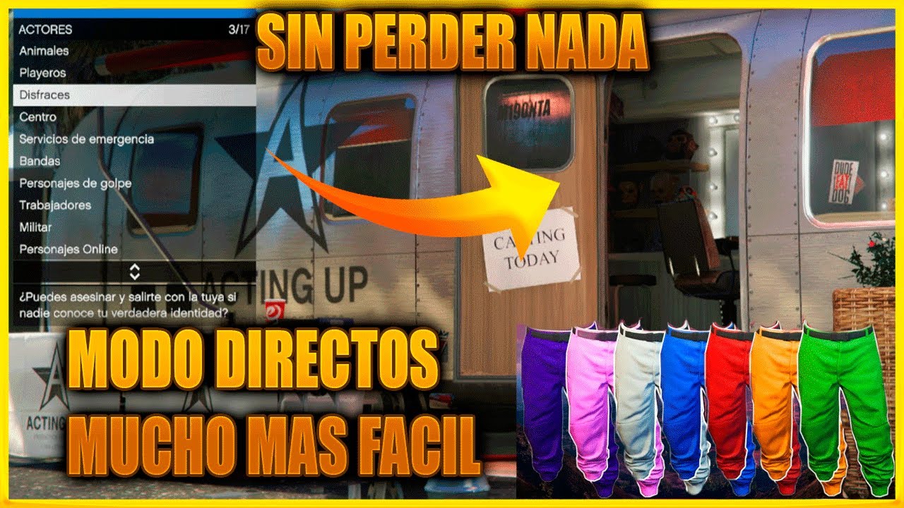 GTA 5 COMO CONSEGUIR JOGGERS DE COLORES NEW GLITCH GTA V【PS4/XboxOne/Pc】