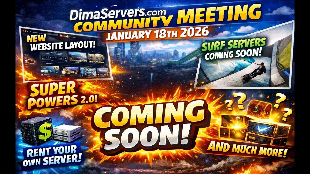 January 18th 2026 DimaServers meeting