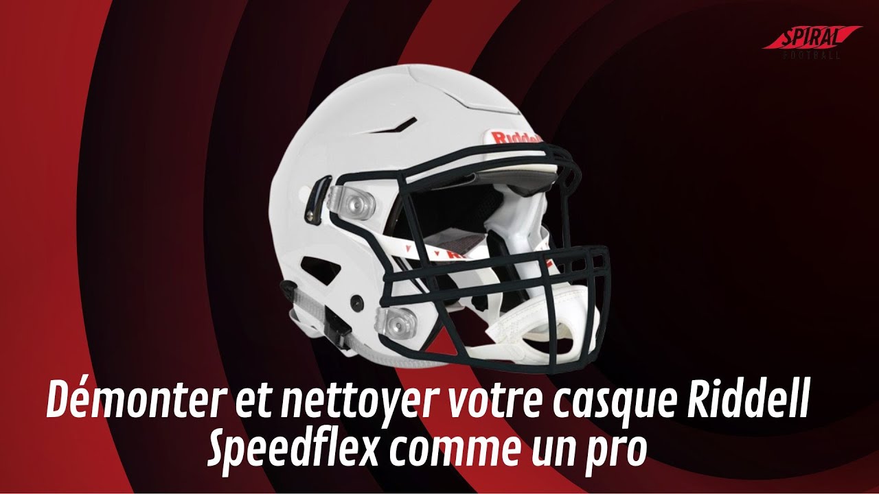Démonter et nettoyer votre casque Riddell Speedflex comme un pro