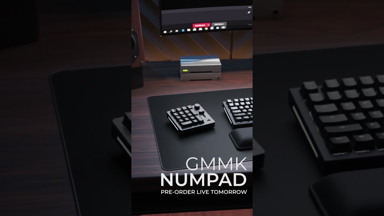 It's almost time 👀 Pre-order the GMMK Numpad tomorrow | bit.ly/GMMK_Numpad
