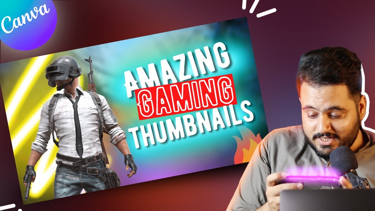 Killer Gaming Thumbnail Design in Canva [Urdu/Hindi] Tutorial