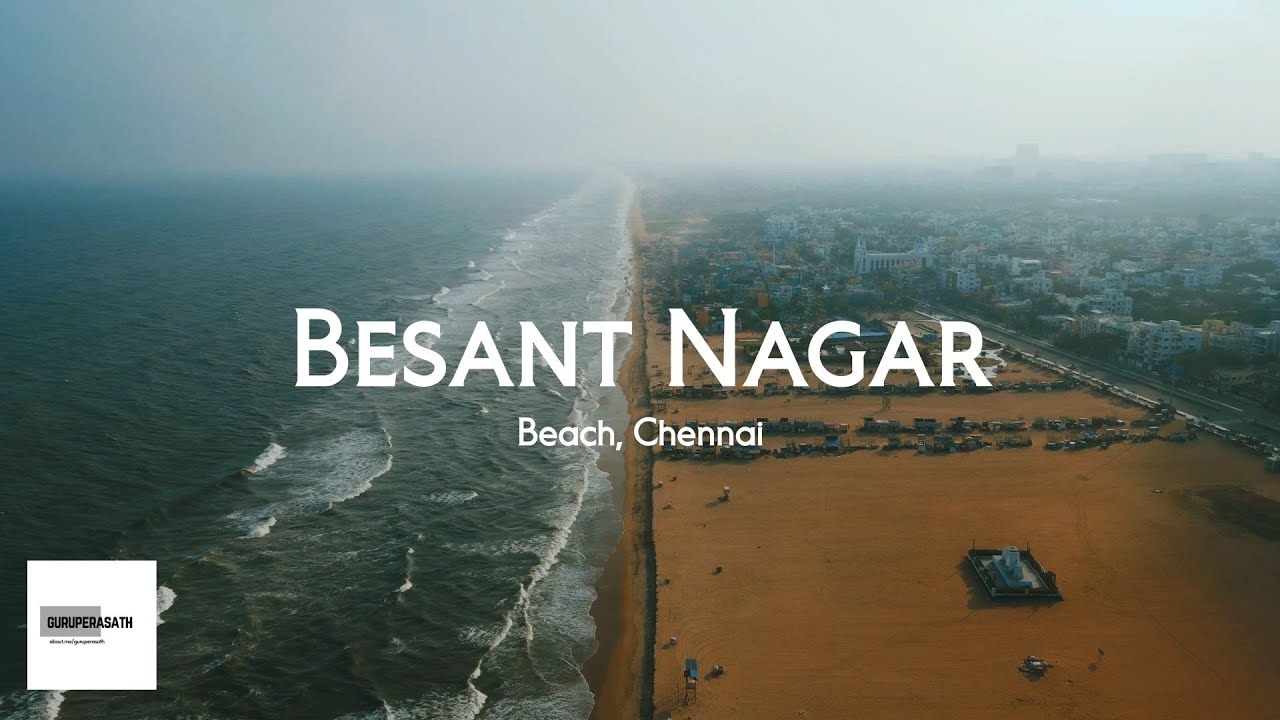 Besant Nagar Beach 4K