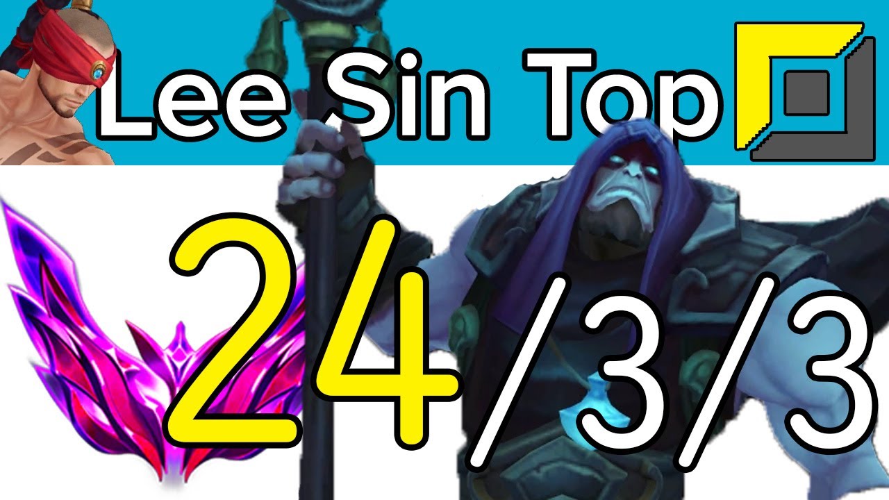Lee Sin Top vs Yorick 24/3/3 Master EUW