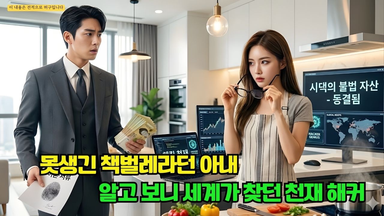 못생긴 책벌레라며 아내를 모욕한 남편, 그녀가 안경을 벗자 천재 해커로서 시댁의 검은 자산을 모두 쥐고 있었다