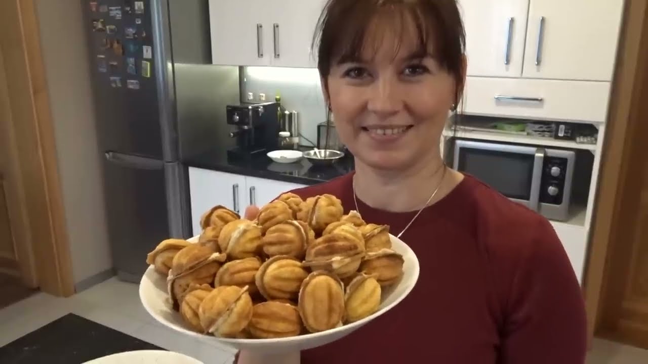 Orzeszki z masą orzechową