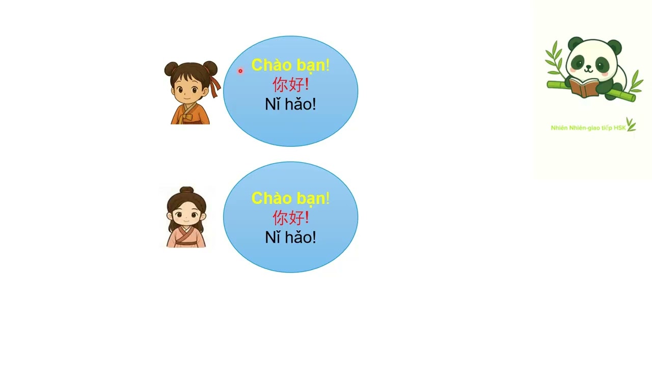 HSK1 bài 1  Chào bạn!