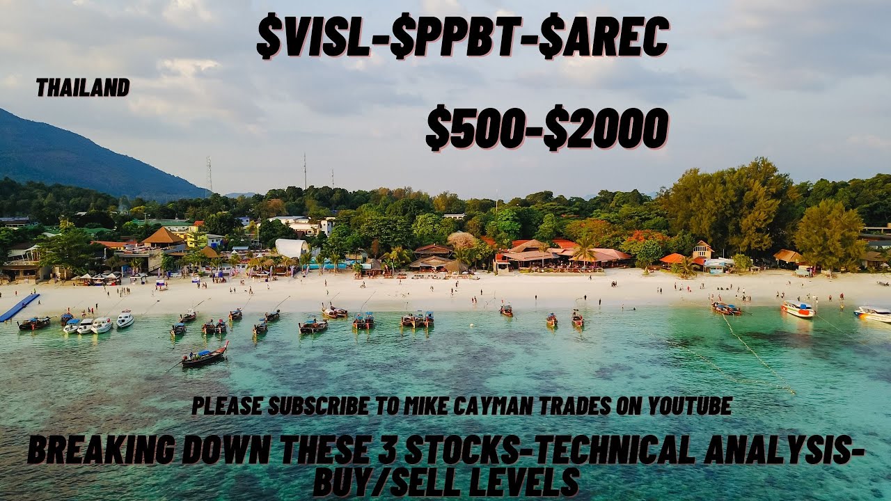 #VISL-#PPBT-#AREC-$500-$2000-Technical Analysis-Buy/Sell Levels