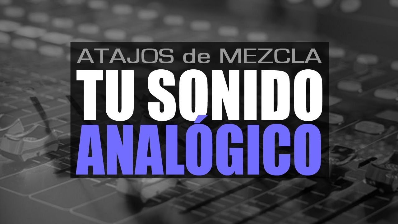 Tu Mesa de Mezcla ANALÓGICA en Casa
