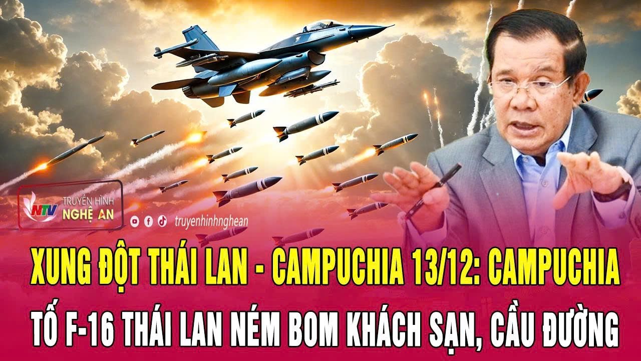 Xung đột Thái Lan - Campuchia: Campuchia tố F-16 Thái Lan ném bom khách sạn, cầu đường