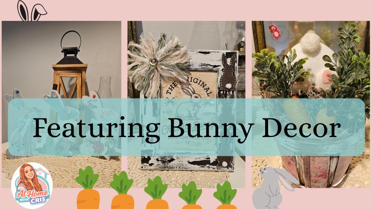 5 Gorgeous DIY Spring Decor Projects with Bunnies | Upcycles, Makeovers, and ALL the FUN!