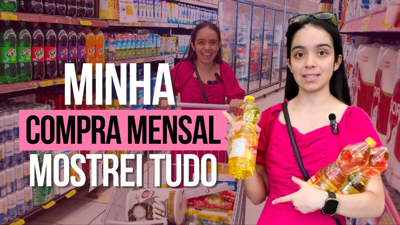 Compra mensal para 6 pessoas - O que uma fam&iacute;lia grande consome ?