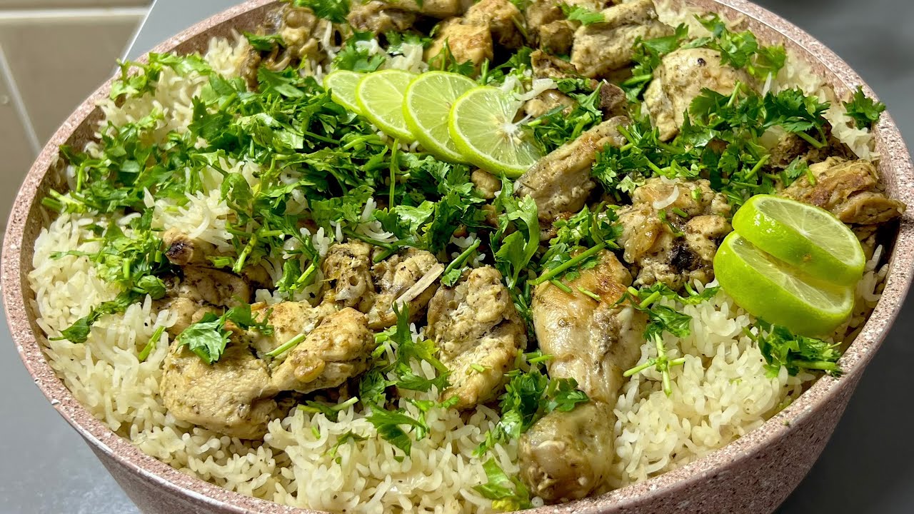 ലെമൺ ചിക്കനും റൈസും | Lemon Herb Chicken And Rice | One Pot Greek Lemon Chicken With Rice