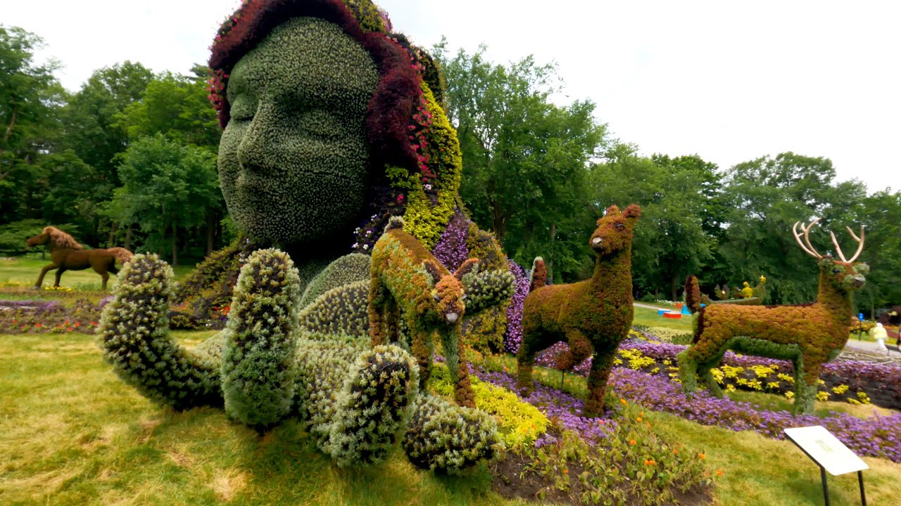 Mosaïcultures Québec 2022 | 4K Mosaiculture ville quebec Bonne visite !