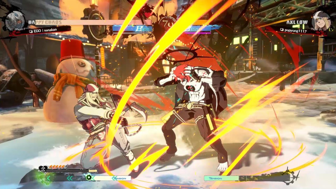 GGST sanakan(Happy Chaos) VS popyong1117(Axl Low)
