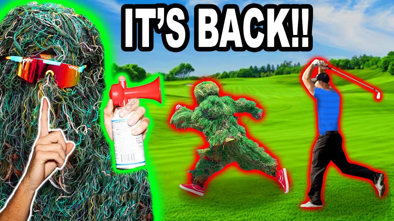 Ghillie Suit Golf Course Air Horn RETURNS!! (10 Year Anniversary)