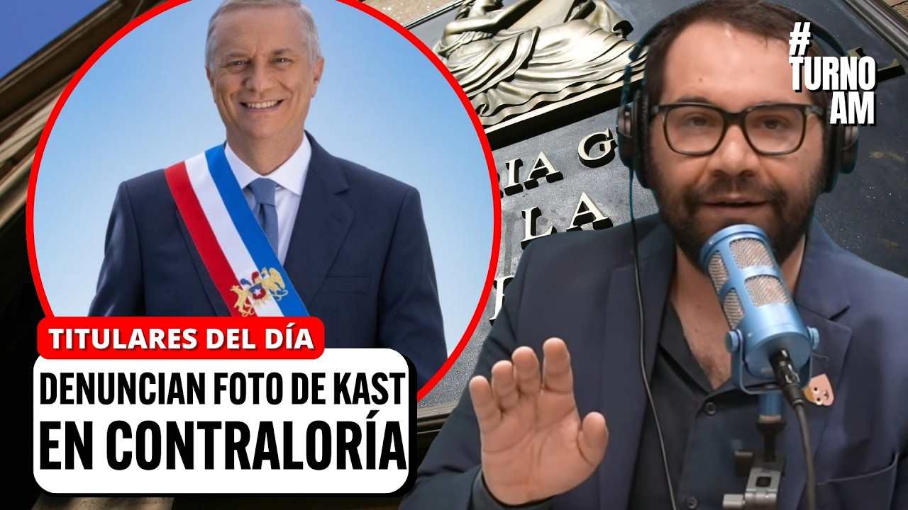¿Es ILEGAL la foto oficial? DENUNCIAN a Kast por usar el ESCUDO en su banda presidencial | #TURNOAM