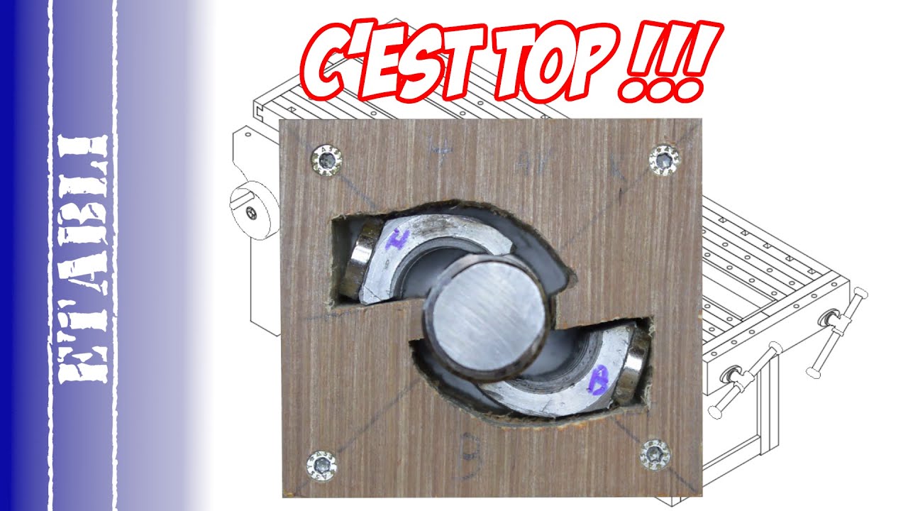 Vis débrayable automatique pour presse d'établi fait maison [ Fabrication d'un établi / 14 ]
