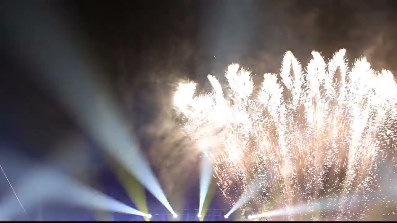 Stage lights effect video background