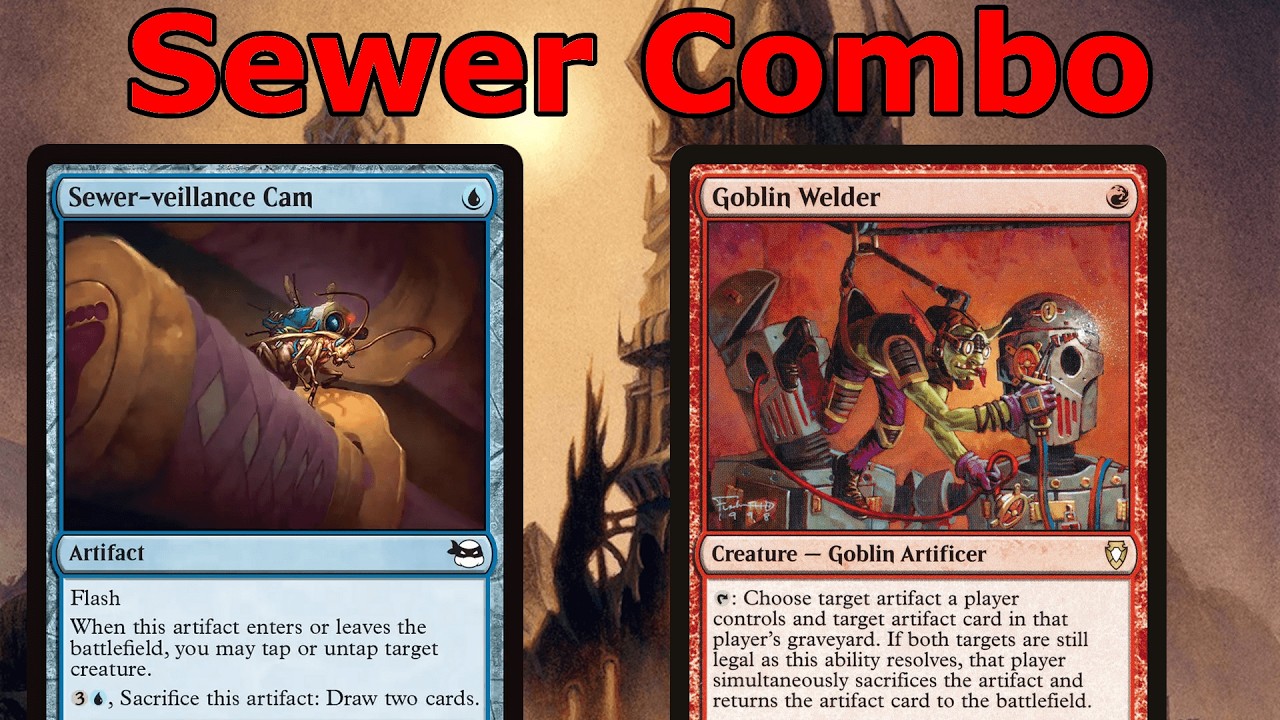 PAINTER GOT A STRONG NEW TOY!  Sewer Combo Legacy MTG