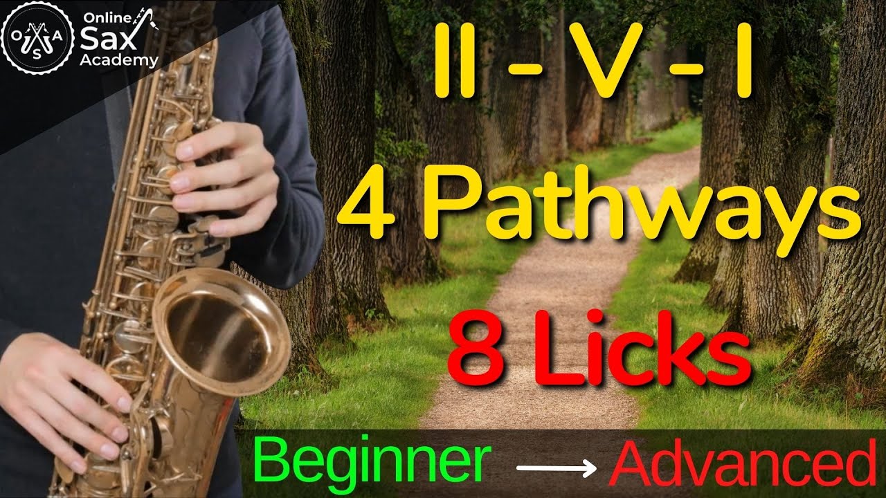 II V I Pathways: 4 Lines Through, 8 Example Phrases #77