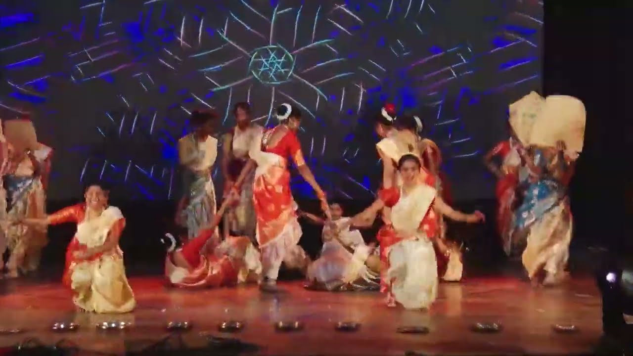 Mangalagaur dance by K. D. Chaudhar Patil English Medium School Students.