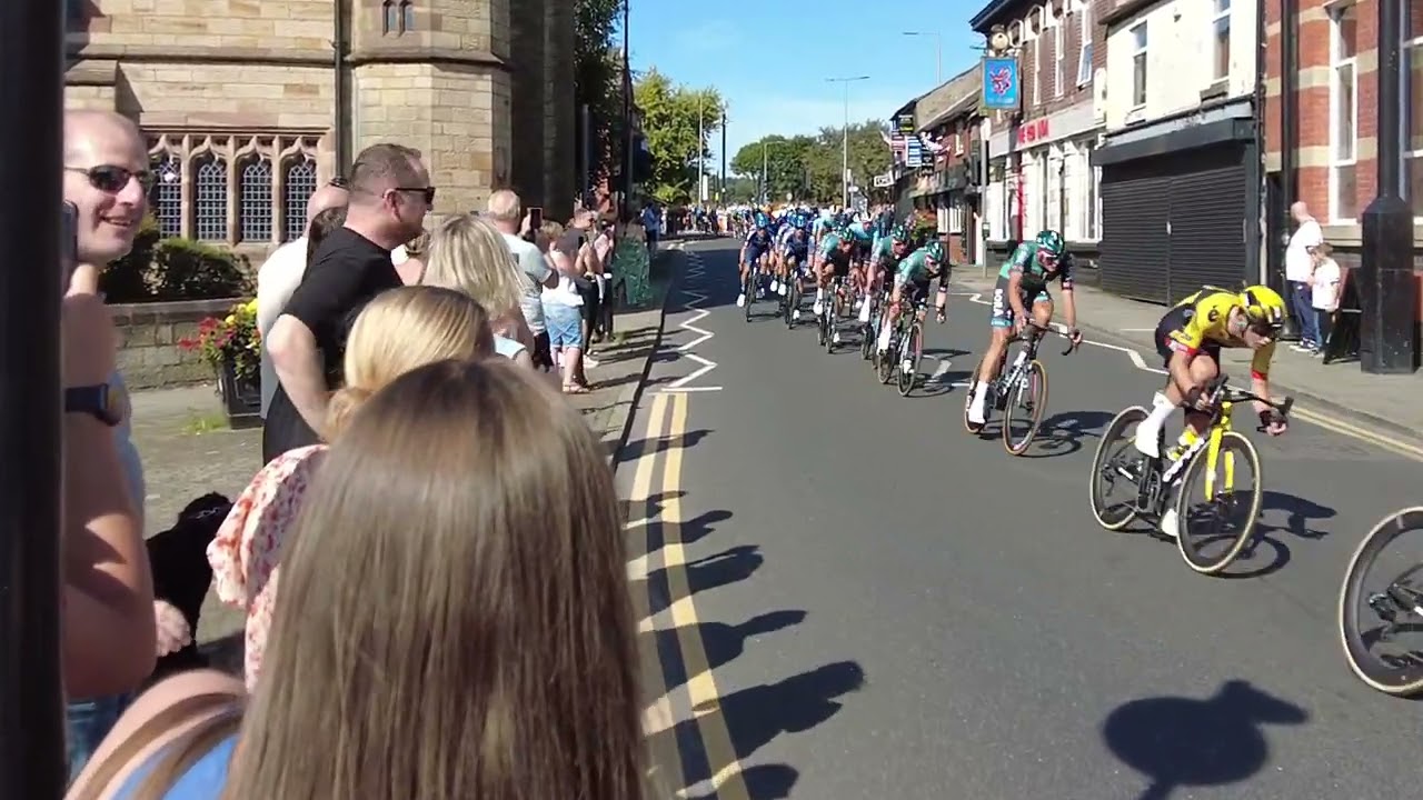 Tour of Britain through Atherton today. 3rd September 2023