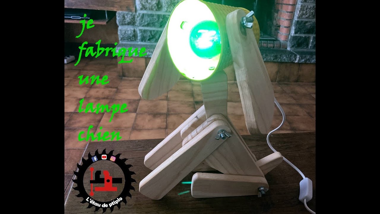 lampe chien / diy dog lamp