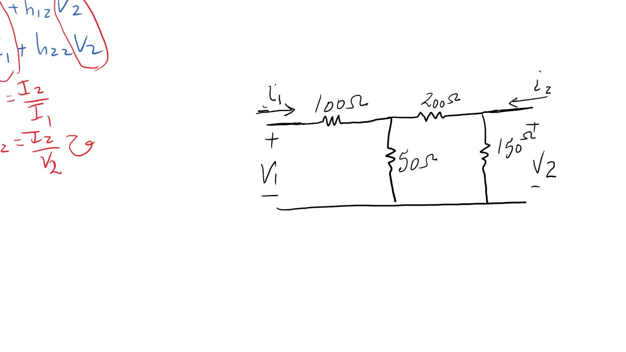 FEC27D Hybrid h Parameters 2 Port Network Model