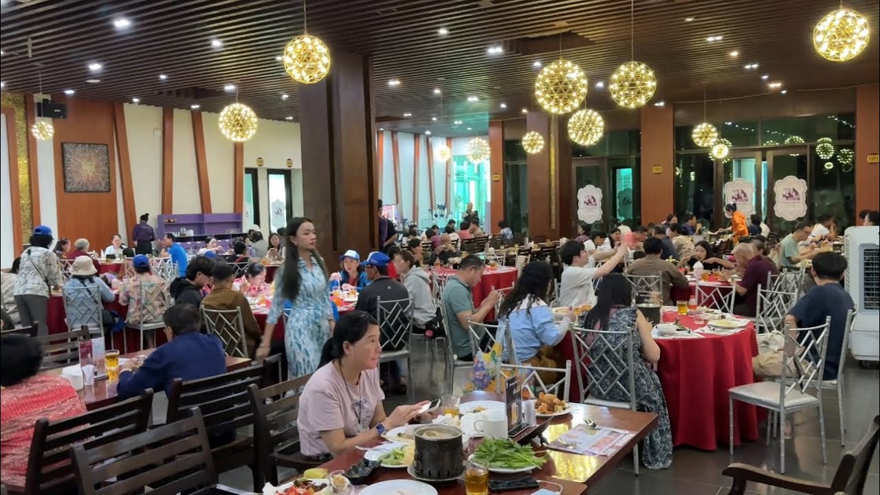 $8.50 Authentic Cambodian Buffet- All You Can Eat at Tonle BassacII in Phnom Penh, Cambodia