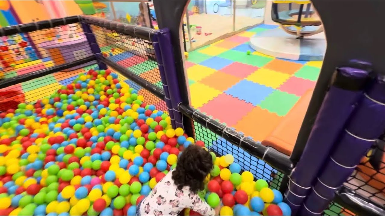DEV TOP HAVUZUNA GİRDİK OYUN PARKI VİDEOLARI