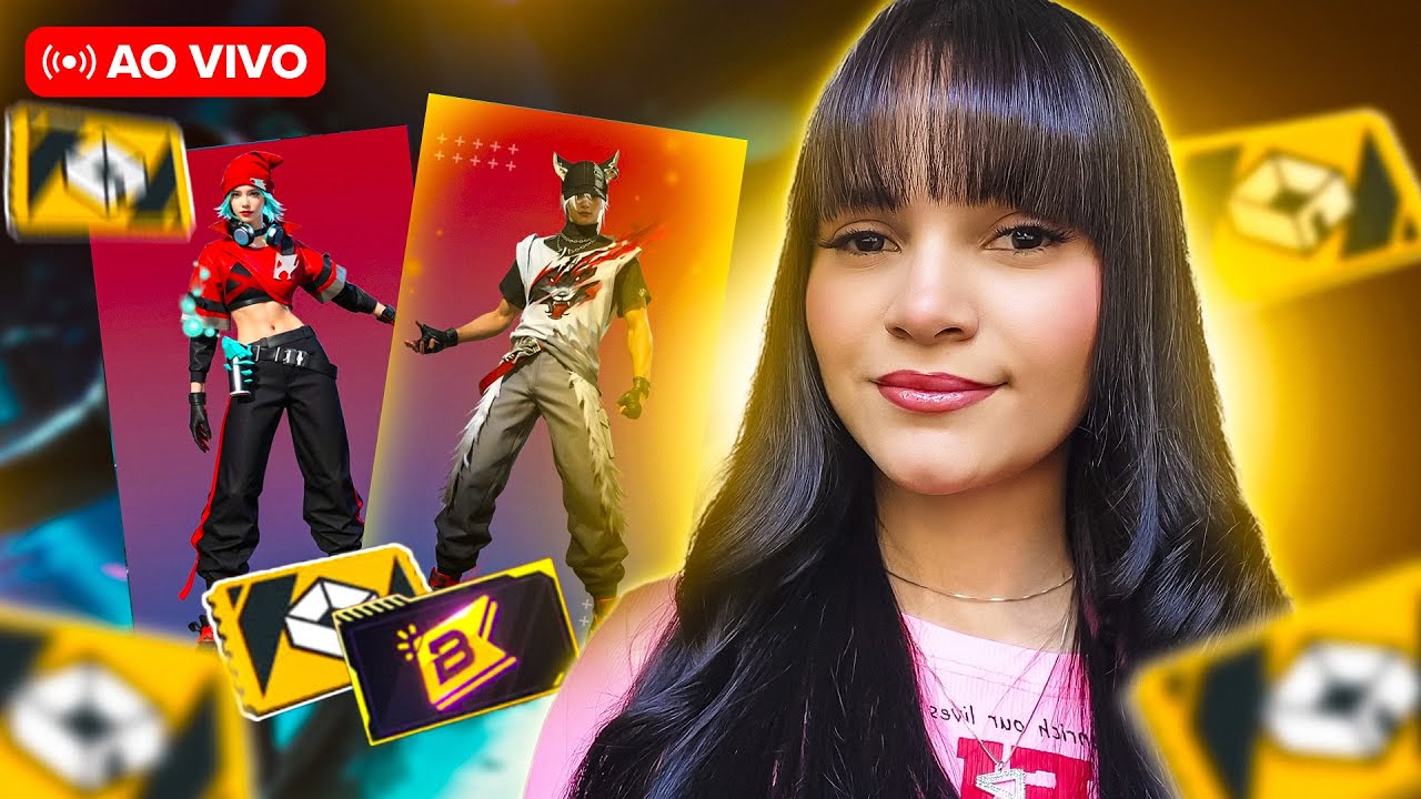 AO VIVO💗SALINHA PROS INSCRITOS💗DOMINGOU COMIGO💗FF MOBILE